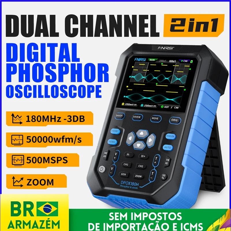 FNIRSI DPOX180H Handheld Digit - đánh giá và giá Fnirsi Digital Oscilloscope Handheld