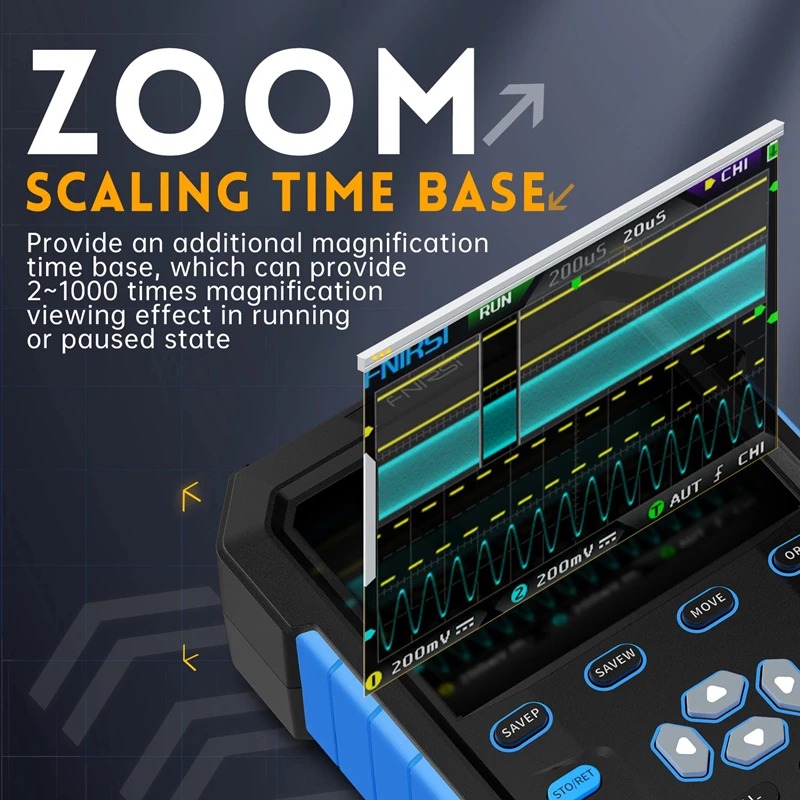 FNIRSI DPOX180H Handheld Digit - đánh giá và giá Fnirsi Digital Oscilloscope Handheld