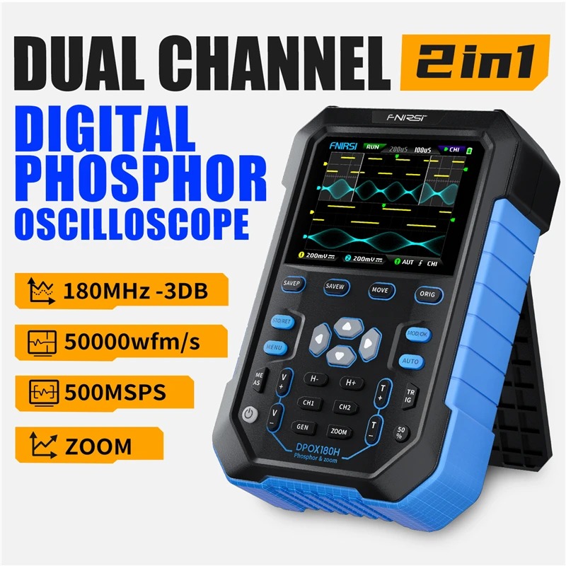 FNIRSI DPOX180H Handheld Digit - đánh giá và giá Fnirsi Digital Oscilloscope Handheld
