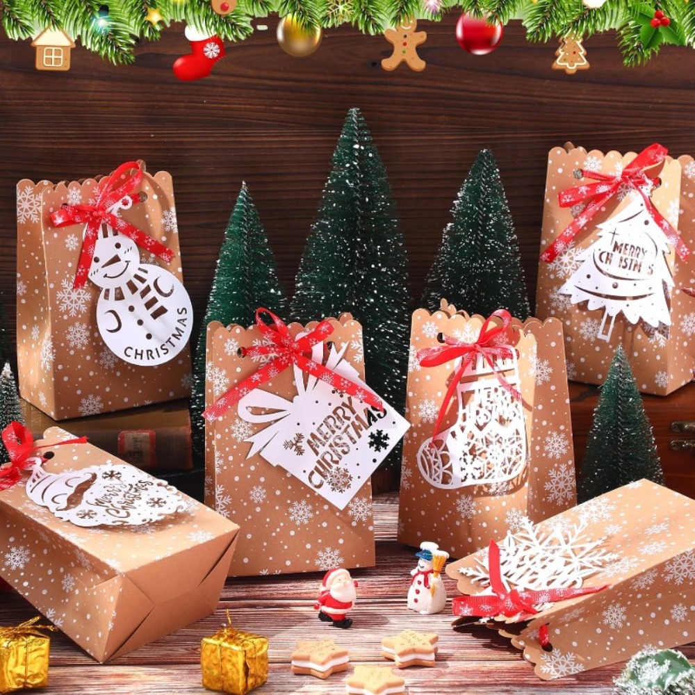 6/12Pcs Christmas Snowflake Pa - đánh giá và giá Packaging