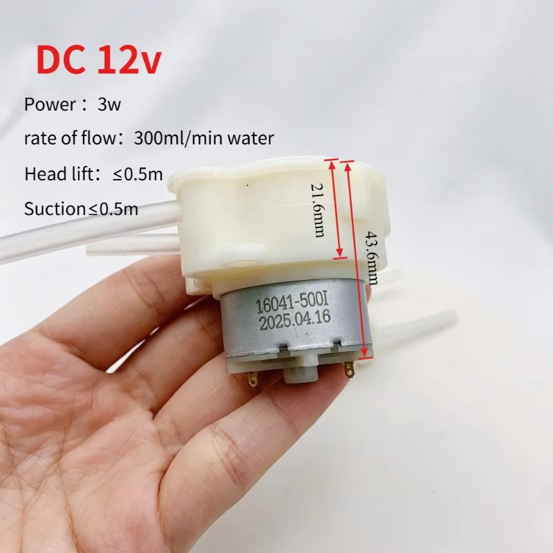 Micro Peristaltic Pump DC 12V  - đánh giá và giá Mini Peristaltic Pump 12V