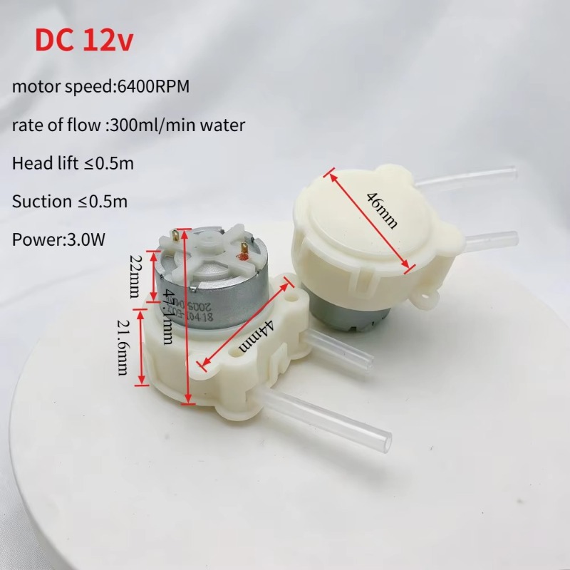 Micro Peristaltic Pump DC 12V  - đánh giá và giá Mini Peristaltic Pump 12V