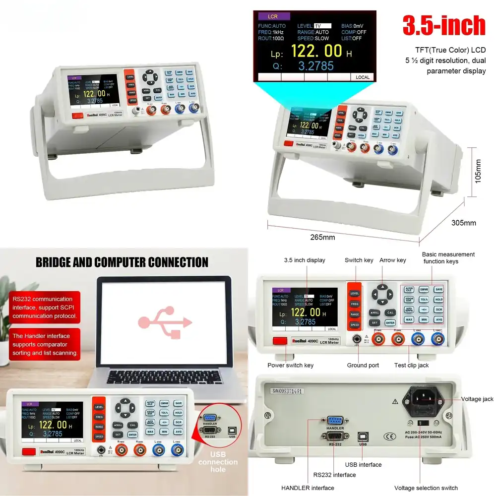 Digital LCR Meter Desktop Capa - đánh giá và giá Test Instruments